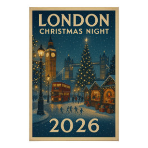 Poster Nuit de Noël à Londres 2026