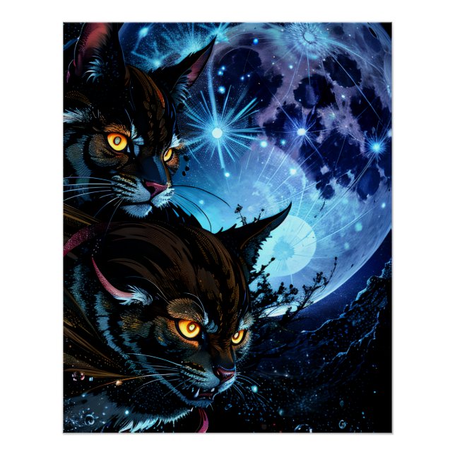 Poster Nuit des chats (Devant)