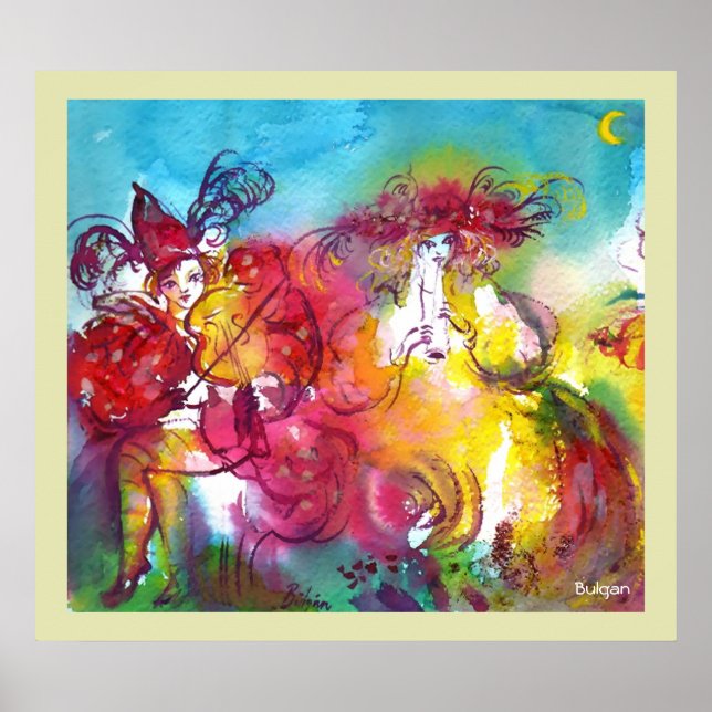 Poster NUIT DU CARNAVAL / Mascarade vénitienne, Musique d (Devant)