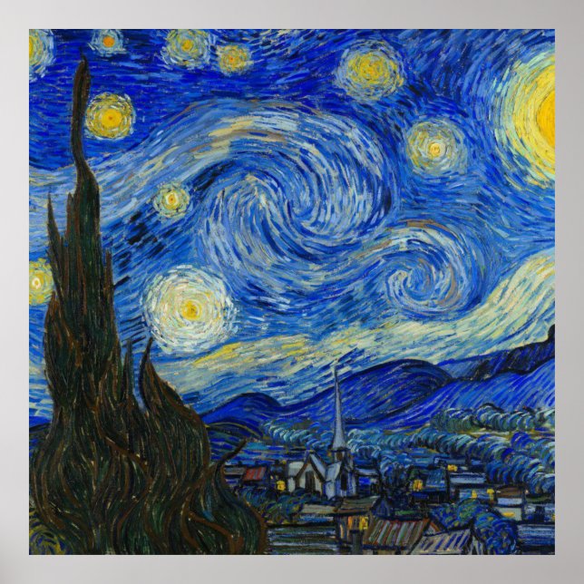 Poster Nuit étoilée (Devant)