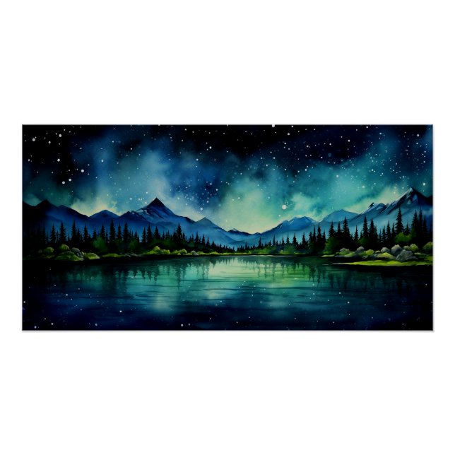 Poster Nuit étoilée (Devant)