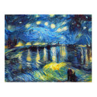 Nuit étoilée sur le Rhône