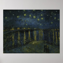 Nuit étoilée sur le Rhône de Van Gogh