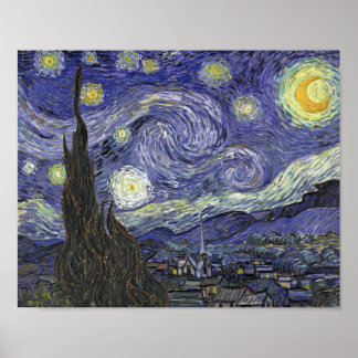 Poster Nuit étoilée - Vincent van Gogh