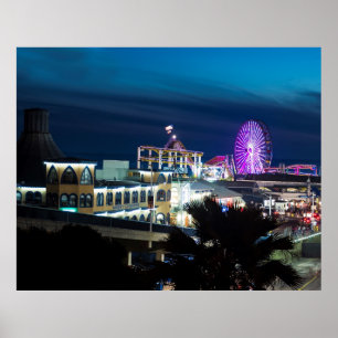 Poster Nuit père Noël Monica