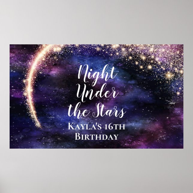 Poster Nuit sous les étoiles (Devant)