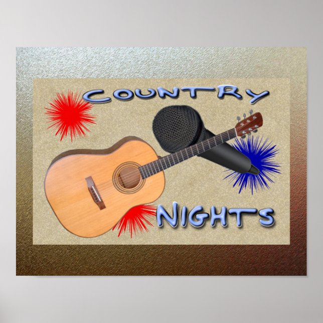 Poster Nuits de pays (Devant)