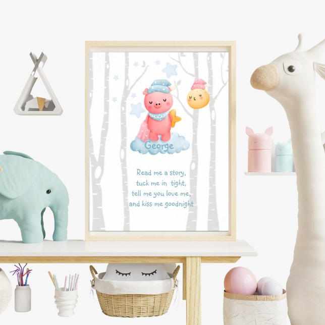 Poster Nuits de rêve avec Piggy et Lune (Créateur téléchargé)