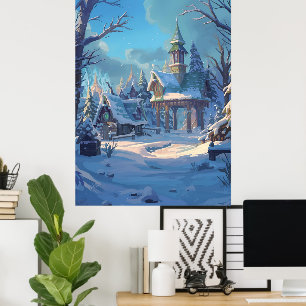 Poster Nulle Part Comme Chez Soi Sous La Neige