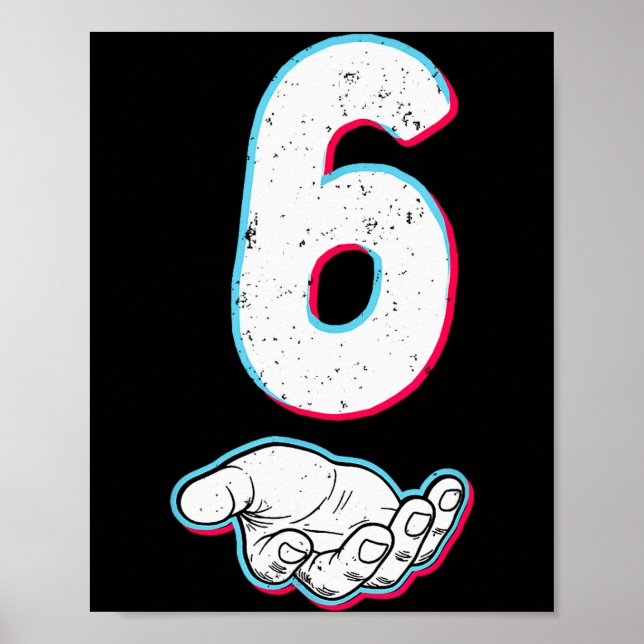 Poster Number 67 Matching Six Seven 6 7 Meme 6 7 Hallowee (Devant)