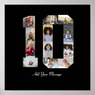 Poster Numéro 10 Collage photo