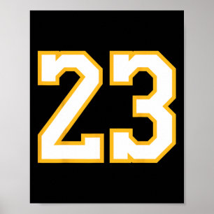 Poster Numéro 23 Avant Et Byck Bysketbyll Jersey Purple