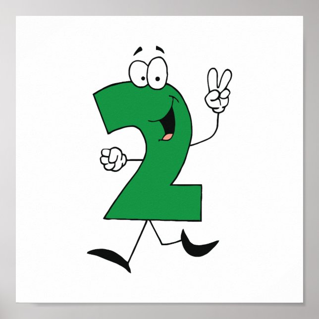 Poster Numéro 2e Anniversaire Tshirts et cadeaux (Devant)