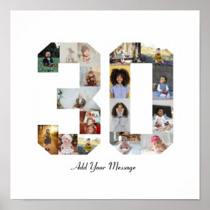 Poster Numéro 30 Collage photo