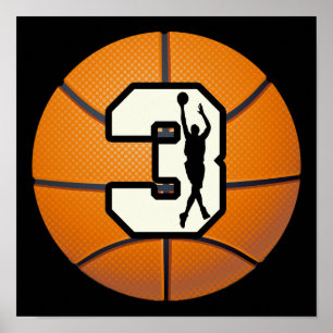 Poster Numéro 3 Basket-ball