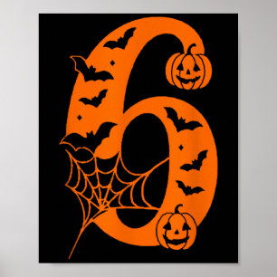 Poster Numéro 6 Citation drôle de mème 6 7 Six Sept Hallo
