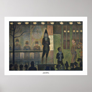 Poster Numéro de cirque de cirque par Georges Seurat