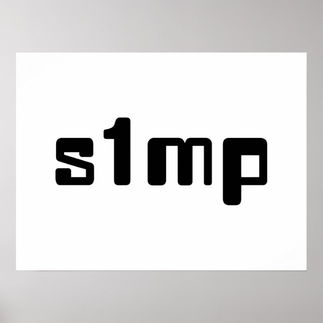 Poster Numéro Un Simp (Devant)