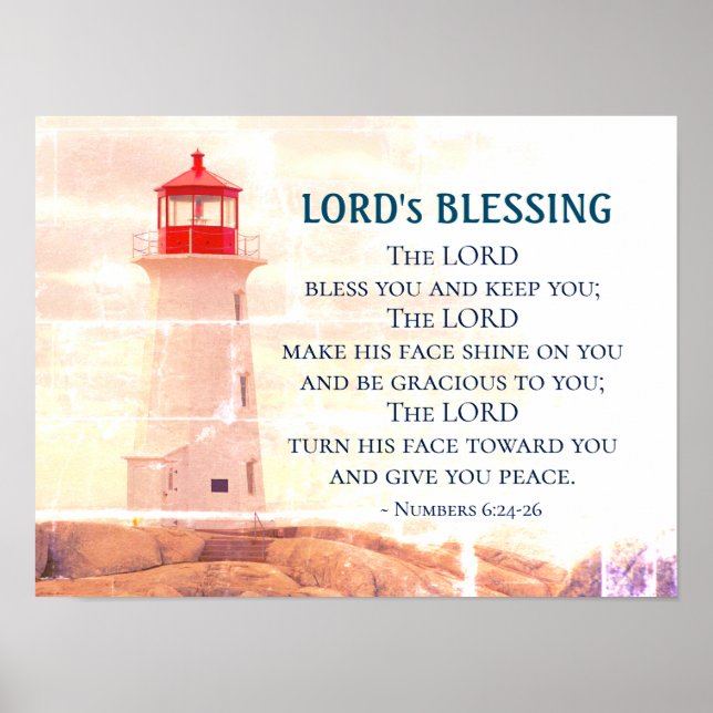 Poster Numéros 6 24-26 Le Seigneur vous bénisse, Phare (Devant)