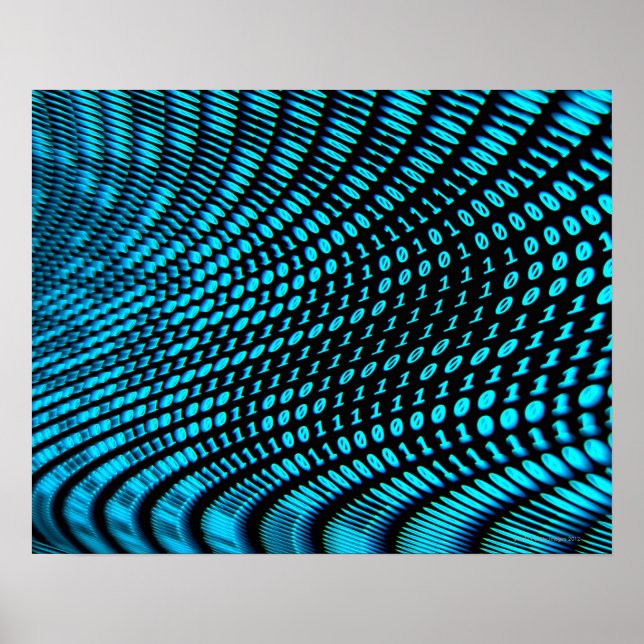 Poster Numéros binaires (Devant)