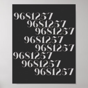 Poster Numéros Grabovoi 9681257