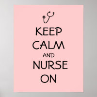 Nurse Poison Stéthoscope Keep Calm and Nurse On