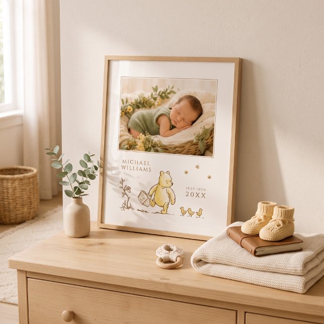 Poster Nurserie Disney Winnie l'ourson (Créateur téléchargé)