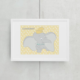 Poster Nurserie personnalisée Dumbo