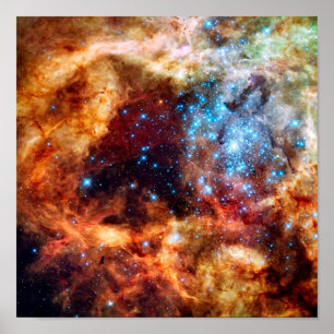 Poster Nurserie Stellaire R136 Nébuleuse de la Tarentule 