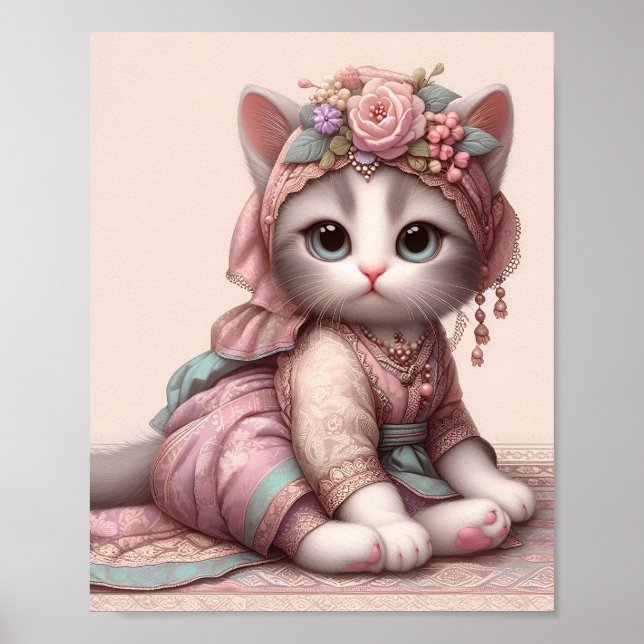 Poster Nursery Art Nusantara / Patrimoine Bébé Animaux (Devant)