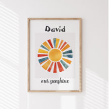 Nursery\Enfants Boho Soleil personnalisé