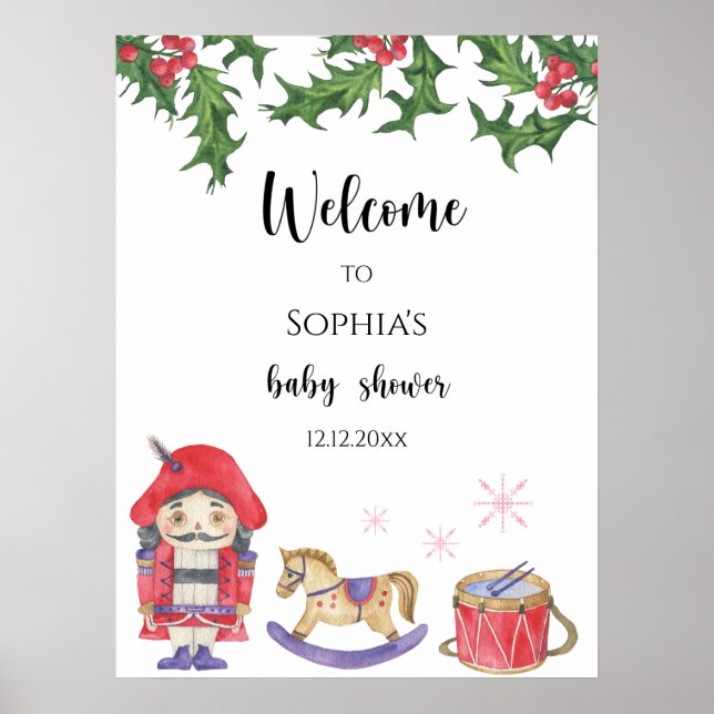 Poster Nutcracker - baby shower de bienvenue (Devant)