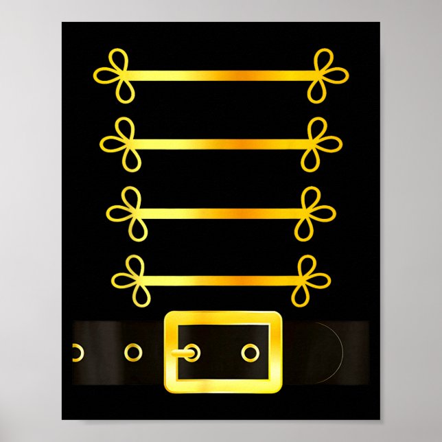 Poster Nutcracker Character Soldier Costume Uniform Funny (Devant)