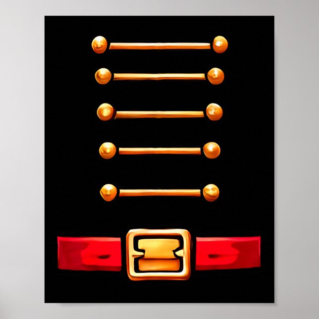 Poster Nutcracker Costume Matching Toy Solider Women Kids (Devant)