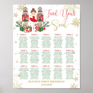 Poster Nutcracker Winter Onederland 1er Anniversaire Plan