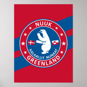 Poster Nuuk du Groenland