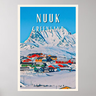 Poster Nuuk, la ville entière aux épouses stouflants