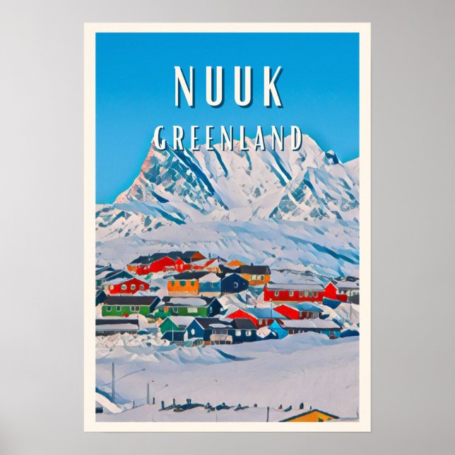 Poster Nuuk, la ville entière aux épouses stouflants (Devant)
