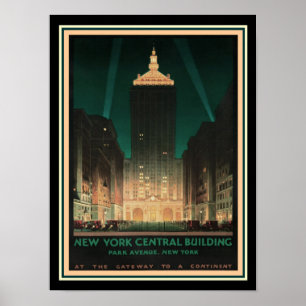 Poster NY Central / Helmsley Building ca.1930