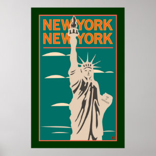 Poster NY, Liberté-Affiche de NY