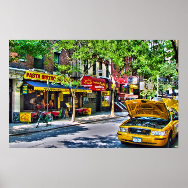 Poster nyc bistro (Devant)