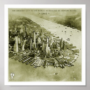 Poster NYC, conçu par Howard Roark