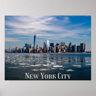 Poster NYC - New York City Skyline | Belle Grosse Pomme