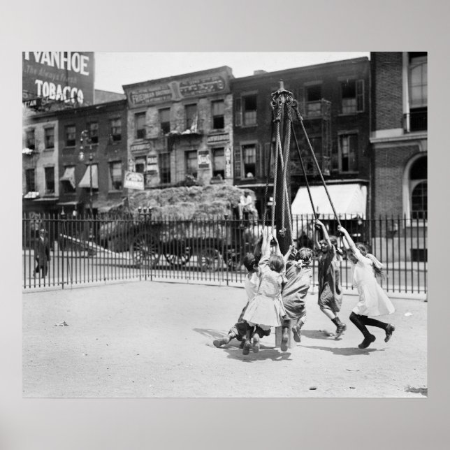 Poster NYC Playground : 1910 (Devant)