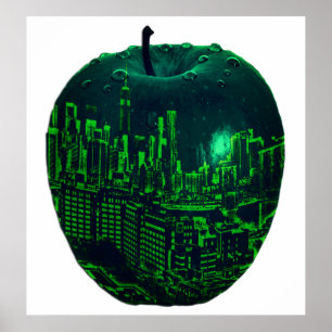 Poster NYC really Big Apple