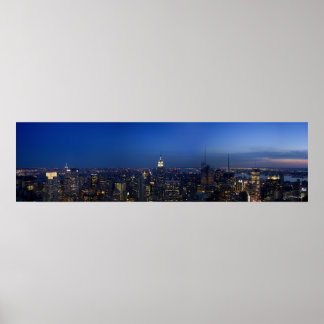 Poster NYC Sun Down