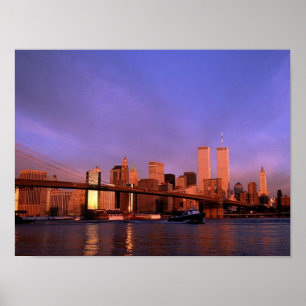 POSTER NYC~ World Trade Centre ~ Twin Towers