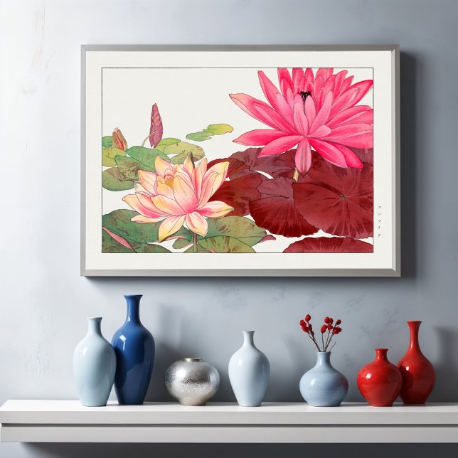 Poster Nymphaea lotus, Floral (Créateur téléchargé)