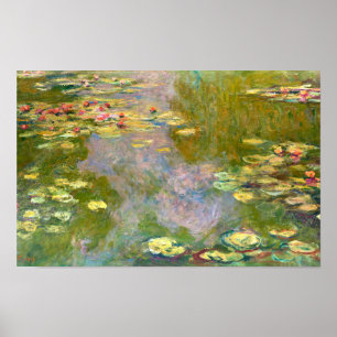 Poster Nymphéas par Claude Monet 1919