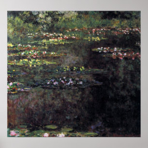 Poster Nymphéas par Claude Monet, Beaux-Arts Anciens